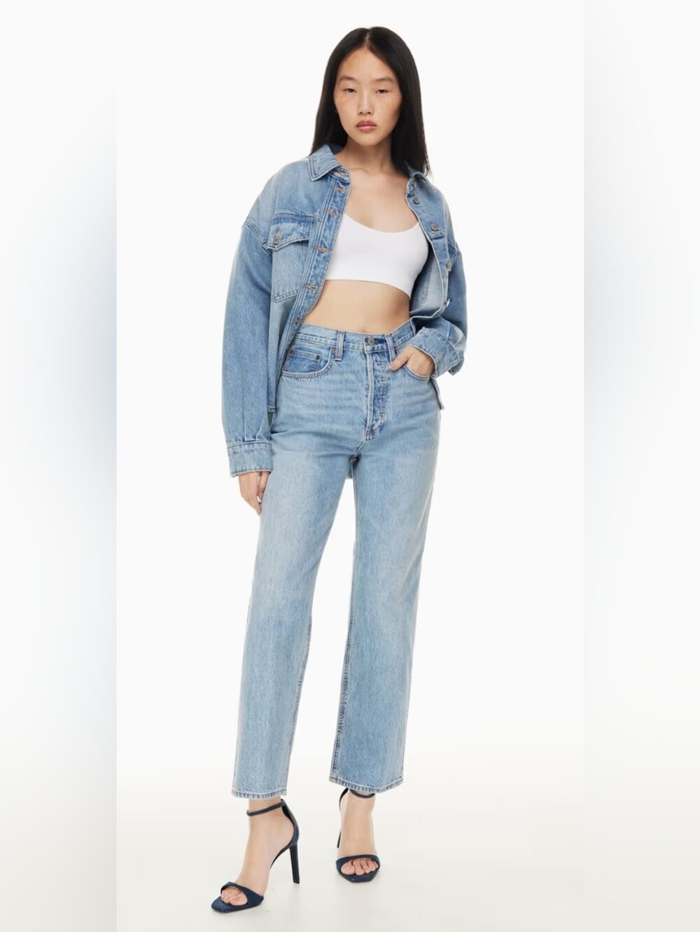 Aritzia Denim Forum The Joni High Rise Loose 29L Jeans